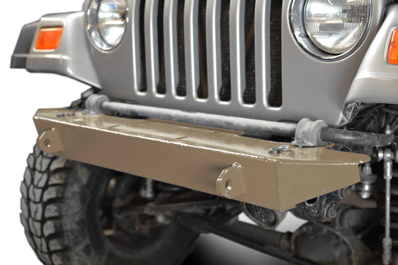 Fits Jeep Wrangler TJ 1997-2006.  Front Bumper. Military Beige.  Made in the USA