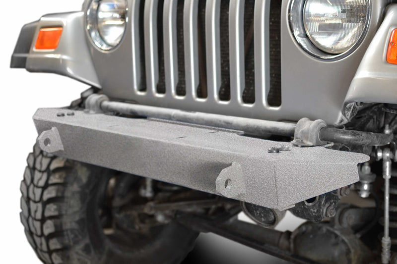 Fits Jeep Wrangler TJ 1997-2006.  Front Bumper. Gray Hammertone.  Made in the USA