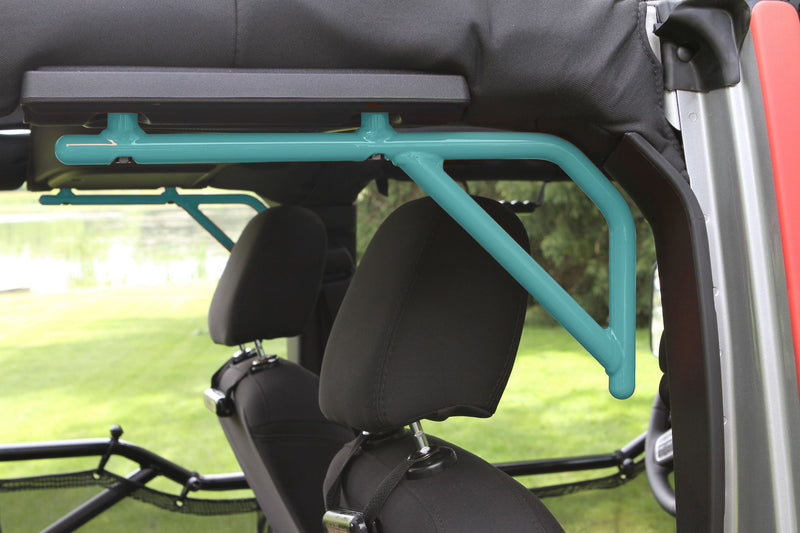Grab Handle Kit, Jeep JKU Rear, 4 Door Rigid Wire Form, Tiffany Blue