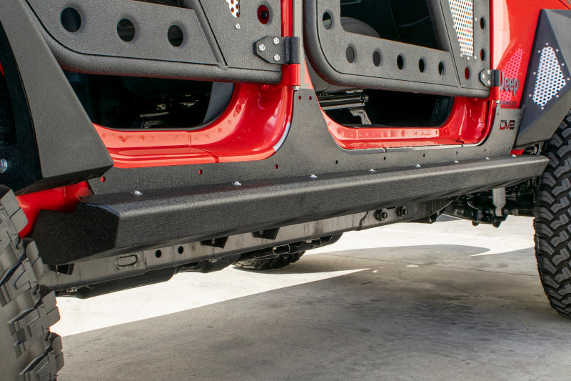 DV8 Offroad 2007-2018 Jeep Wrangler JK (4-door) Frame Mounted Sliders