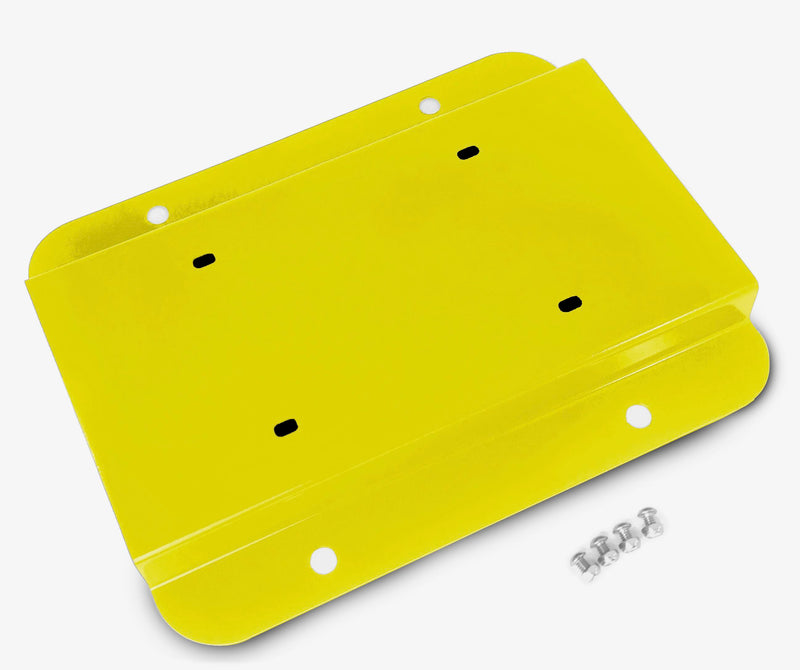 Fits Jeep JK 2007-2018, License Plate Relocation Kit, Neon Yellow. 