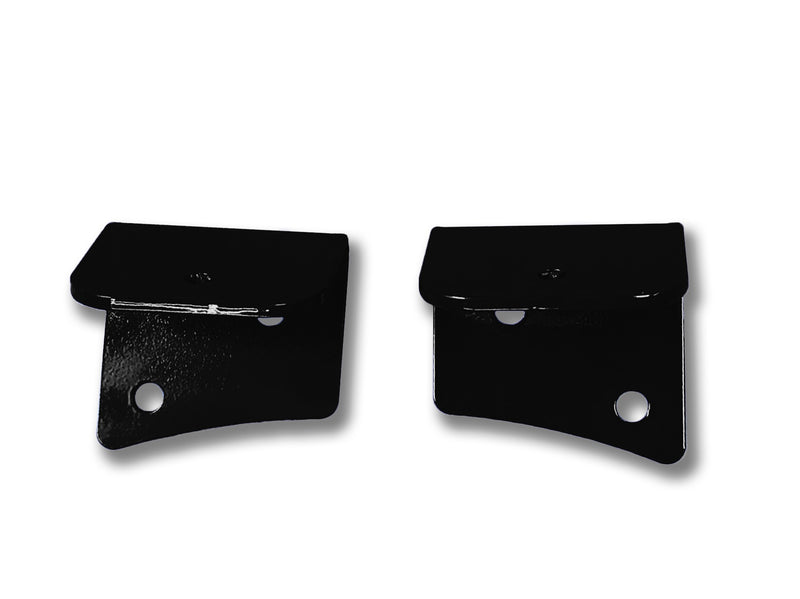 Fits Jeep TJ 1997-2006, Universal Lower Windshield Light Mount, Black.  Lights not included.