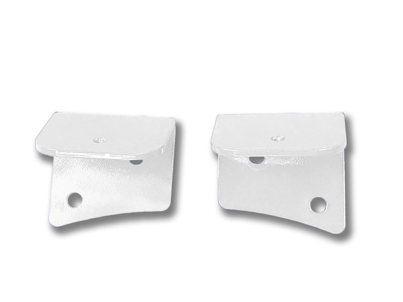 Fits Jeep TJ 1997-2006, Universal Lower Windshield Light Mount, Cloud White.  Lights not included.