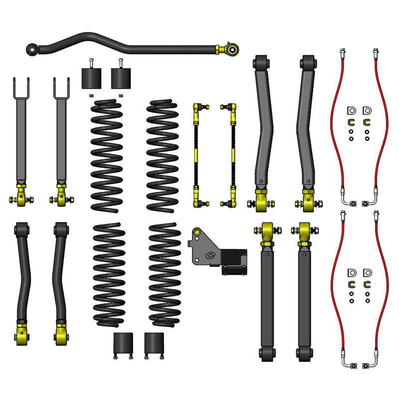 Jeep Wrangler 4.5 Inch Premium Lift Kit 07-18 JK Clayton Off Road