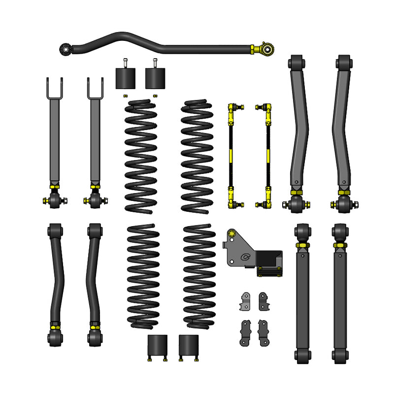 Jeep Wrangler 3.5 Inch Overland Plus Lift Kit 07-18 JK Clayton Off Road