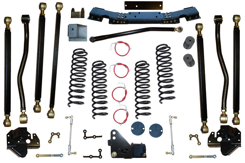 Jeep Wrangler 3.5 Inch Pro Series 3 Link Long Arm Lift Kit 07-18 JK Clayton Off Road