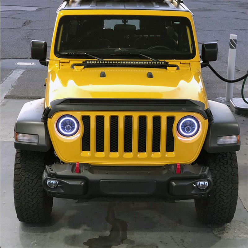 Jeep Wrangler JL/Gladiator 9 Inch Headlights w/ White DRL Halo/Amber Turn Signal