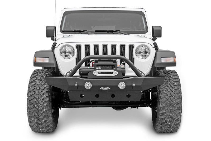 Destroyer Series Mid-Width Front Bumper with Bull Bar for 18-22 Jeep Wrangler JL & Gladiator JT