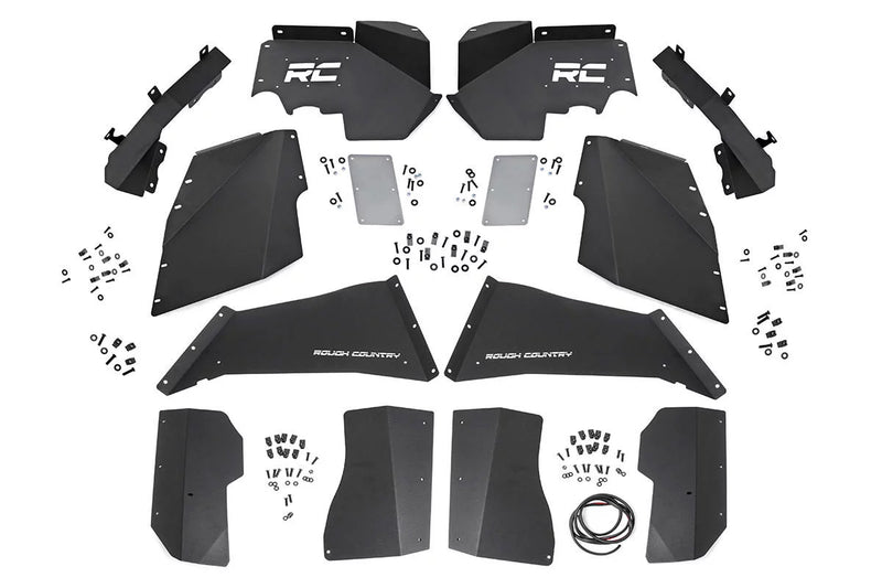 Rough Country 10511 Front & Rear Inner Fender Liners for 07-18 Jeep Wrangler JK