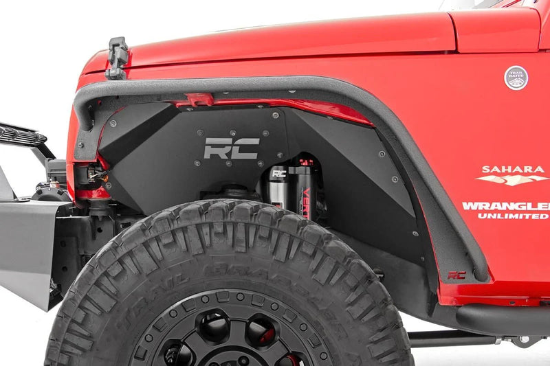 Rough Country 10533 Front & Rear Tubular Fender Flares for 07-18 Jeep Wrangler JK