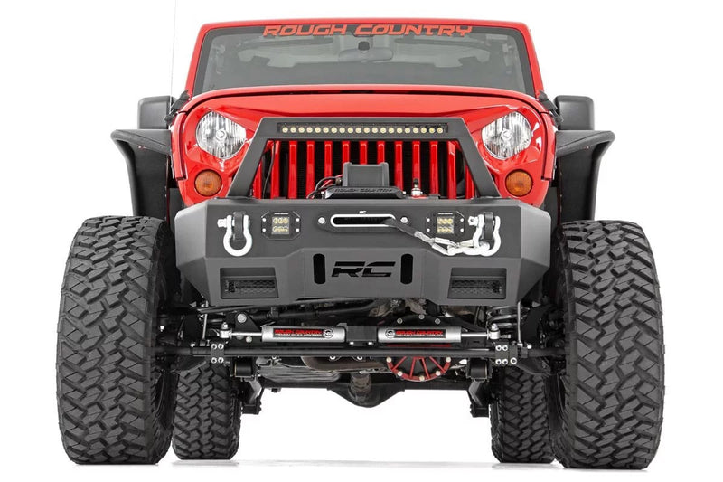 Rough Country 10533 Front & Rear Tubular Fender Flares for 07-18 Jeep Wrangler JK