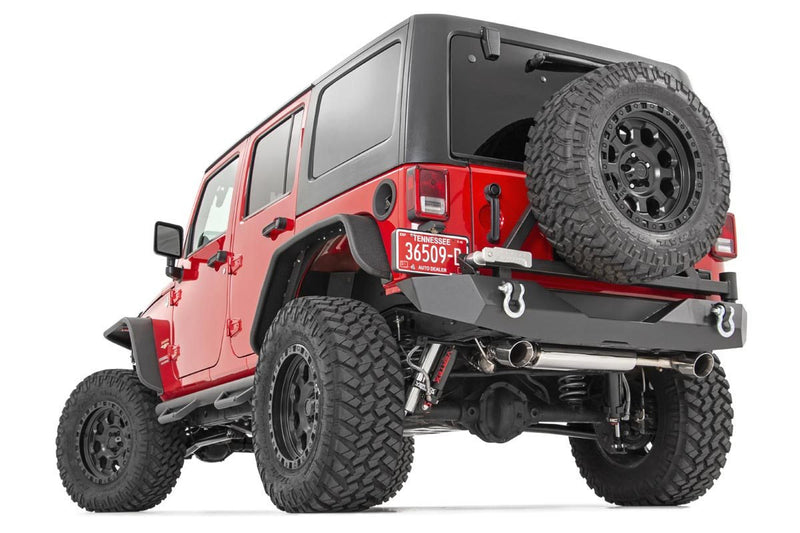 Rough Country 10533 Front & Rear Tubular Fender Flares for 07-18 Jeep Wrangler JK