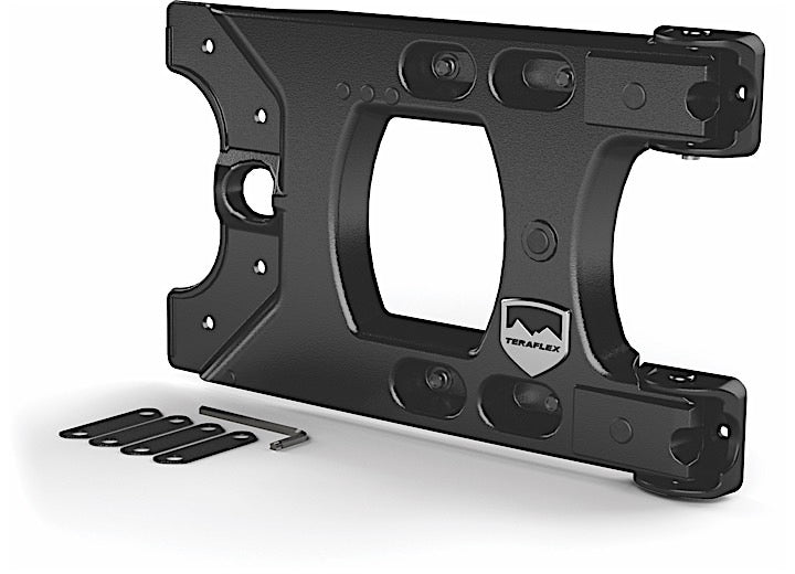 Teraflex 4838100 Alpha HD Hinged Spare Tire Carrier for 07-18 Jeep Wrangler JK