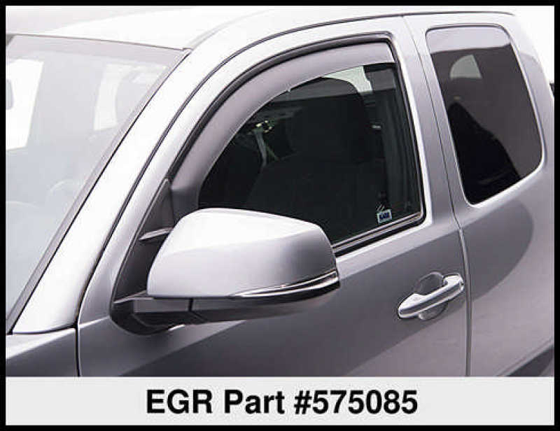 EGR 16-17 Toyota Tacoma In-Channel Window Visors - Matte (575085)