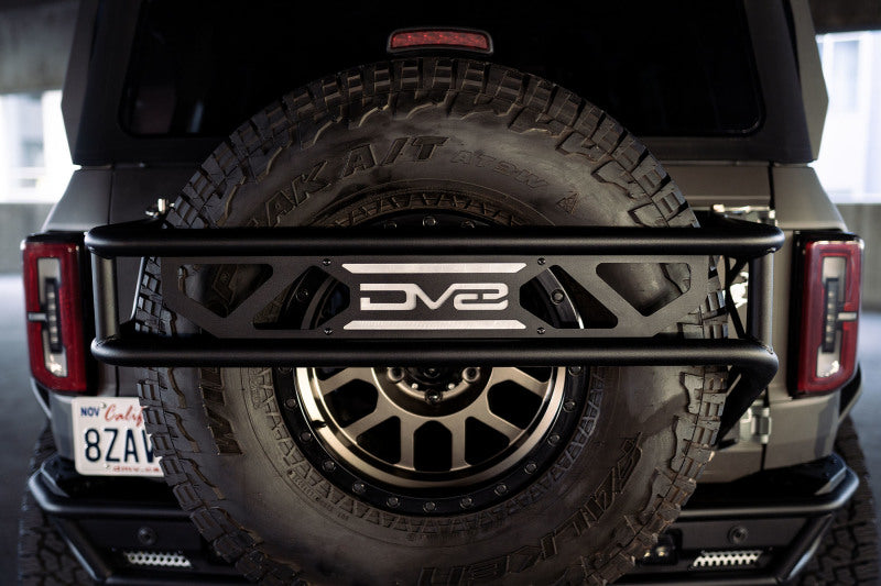 DV8 Offroad 21-23 Ford Bronco Spare Tire Guard & Accessory Mount