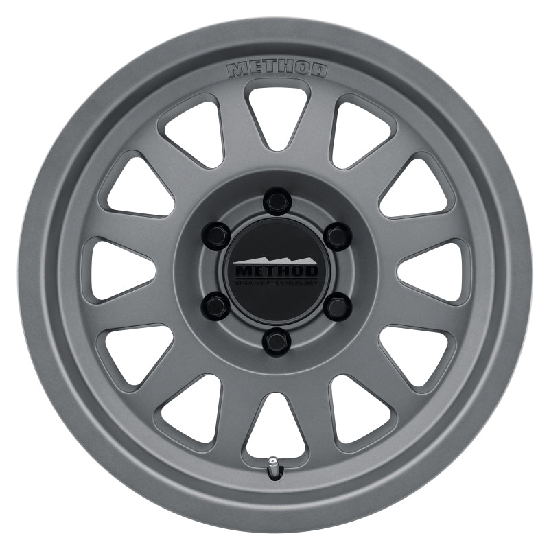 Method MR704 17x8.5 0mm Offset 8x170 130.81mm CB Matte Titanium Wheel