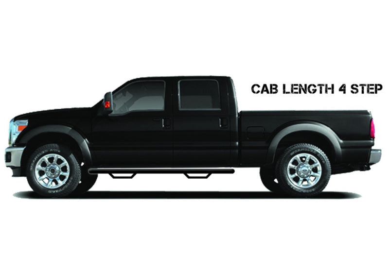 N-Fab Nerf Step 15.5-17 Dodge Ram 1500 Crew Cab - Tex. Black - Cab Length - 3in