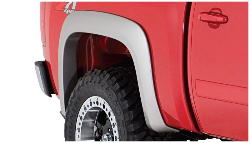 Bushwacker 07-13 Chevy Silverado 1500 Fleetside Extend-A-Fender Style Flares 4pc 69.3in Bed - Black