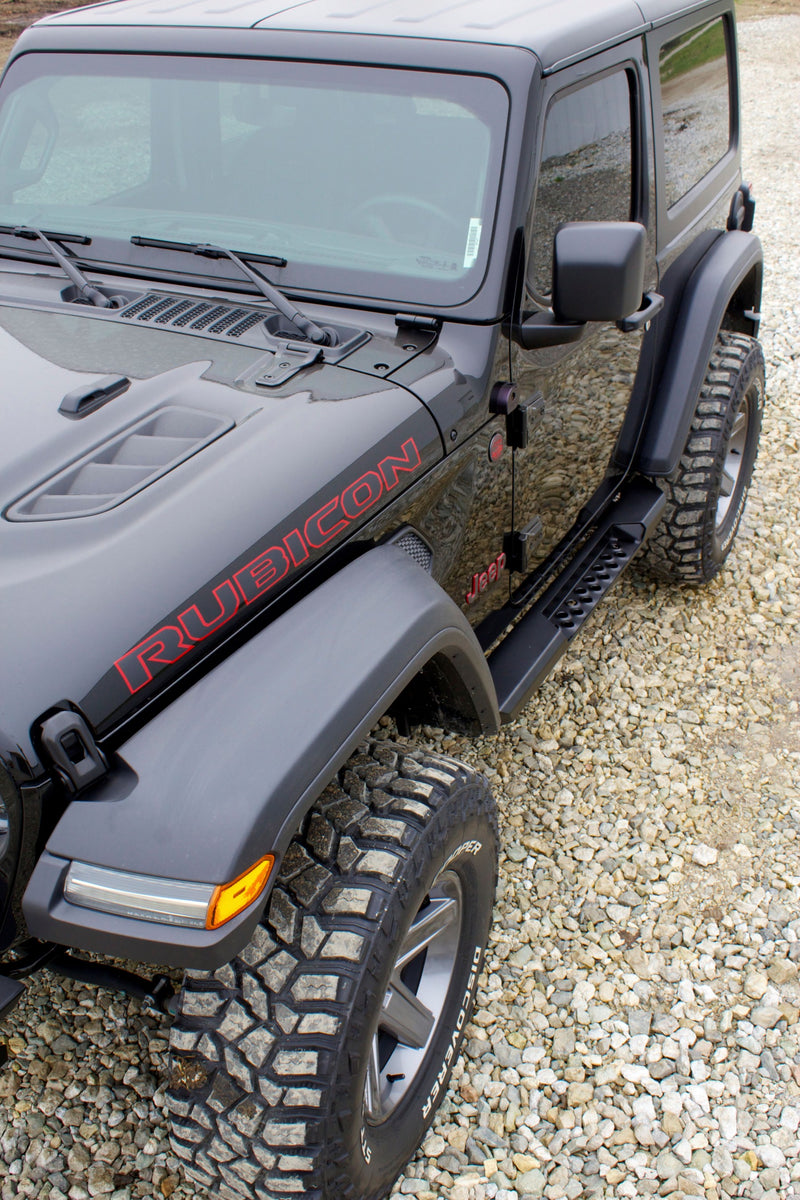 2018+ JL Destroyer Series 2-Door Rock Sliders by LOD Offroad